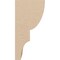 Ekena Millwork 4"W x 4"D x 8"H Wide Ridgewood Rough Cedar Woodgrain TimberThane Corbel, Primed Tan CORUR04X04X08RIDRCPR - alternate 4